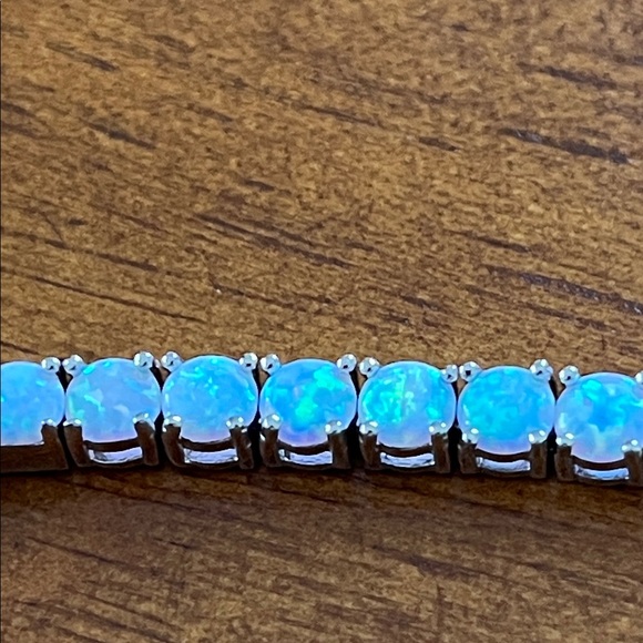 Opal Bracelet in Silver Setting - Picture 7 of 12
